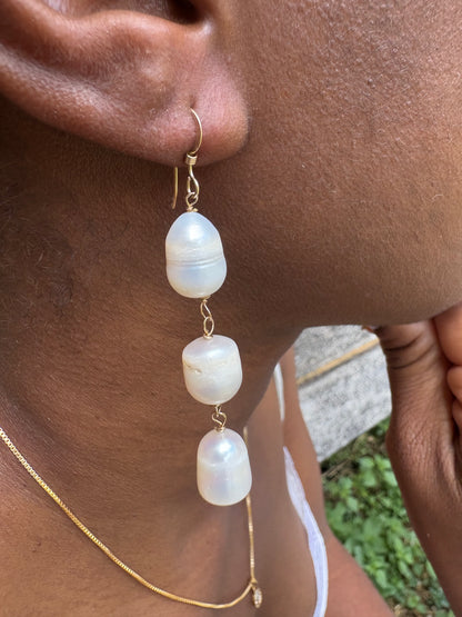 Boucles d'oreille pendante - Sabrina