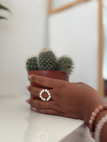 Alba bague en perles